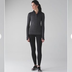 Lululemon Think Fast Pullover Herringbone Size 6